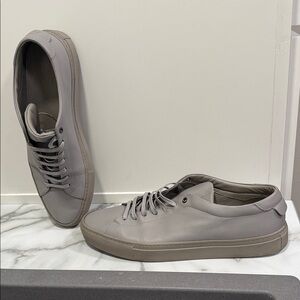 Good Man Edge Low Top Leather Grey Sneakers size 14